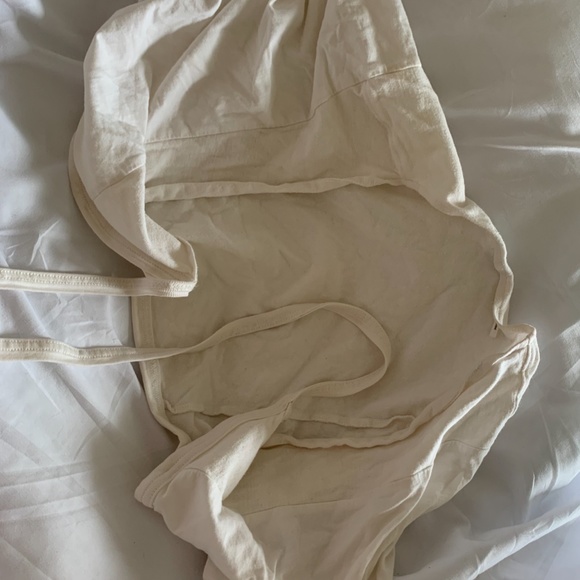 UO Size S White "Kimchi Blue Front Tie Top" - Picture 4 of 5